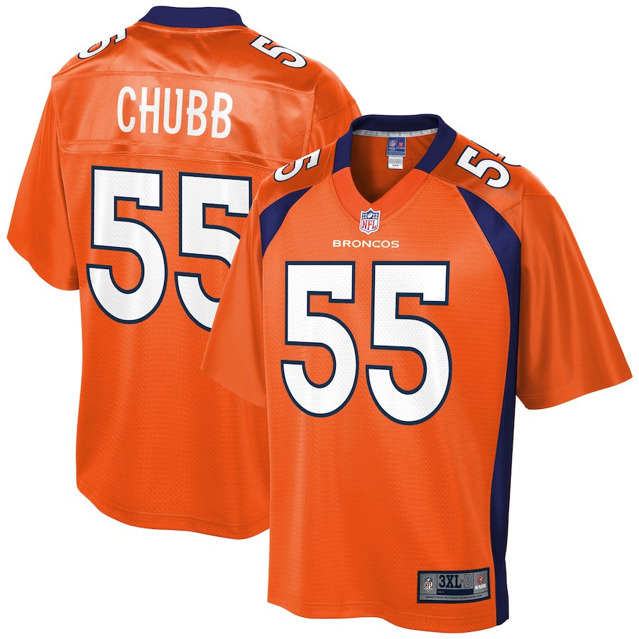 Bradley Chubb Jerseys (Broncos) 4X 5X 6X XLT 2XLT 3XLT 4XLT 5XLT