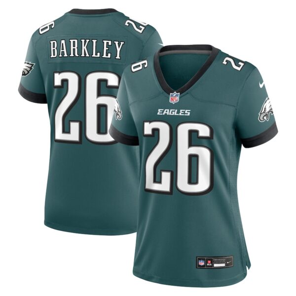 Women's Saquon Barkley Jersey - Eagles #26 Green - Made by Nike